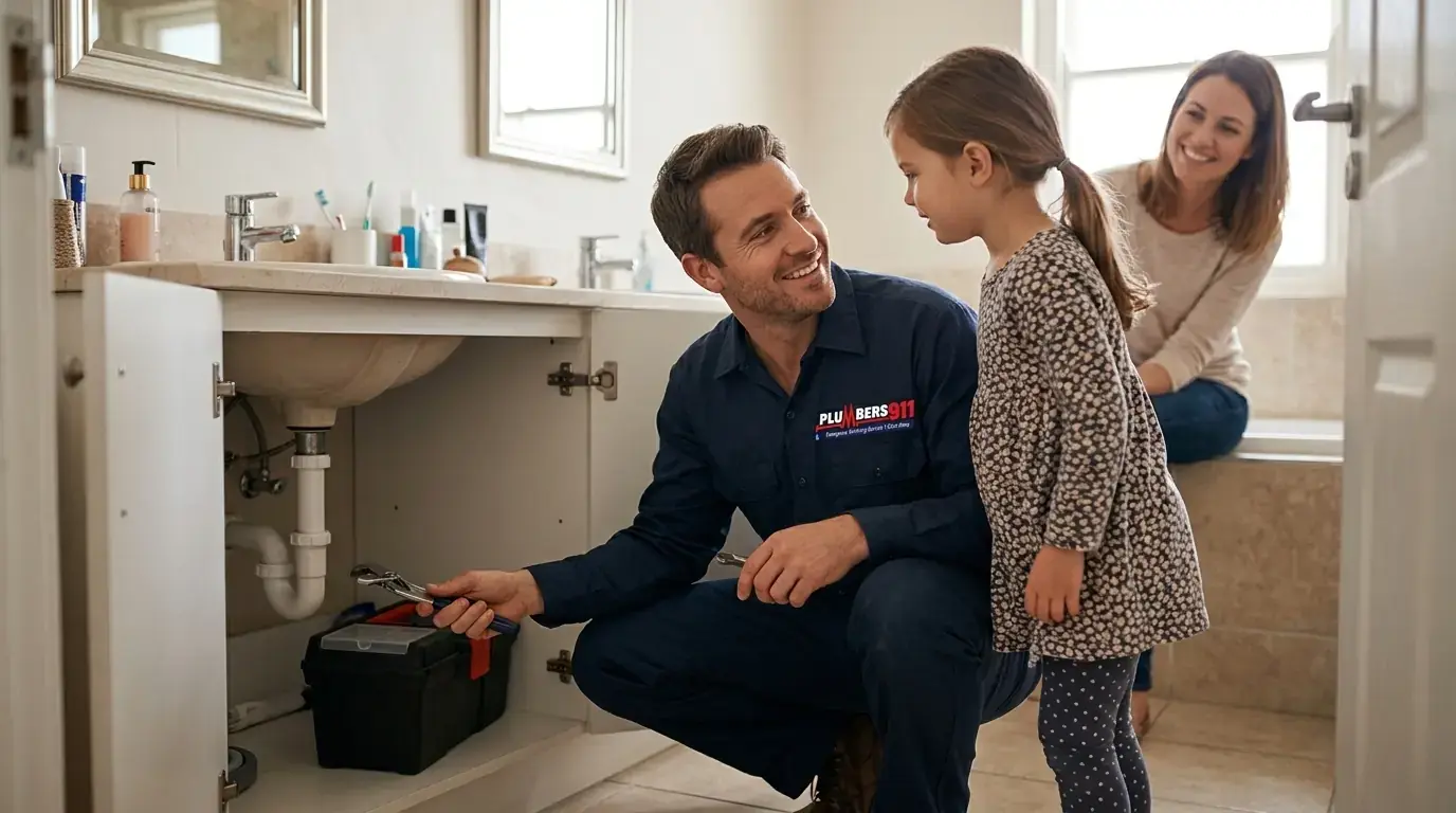 Licensed plumber at work in Palos Heights, IL
